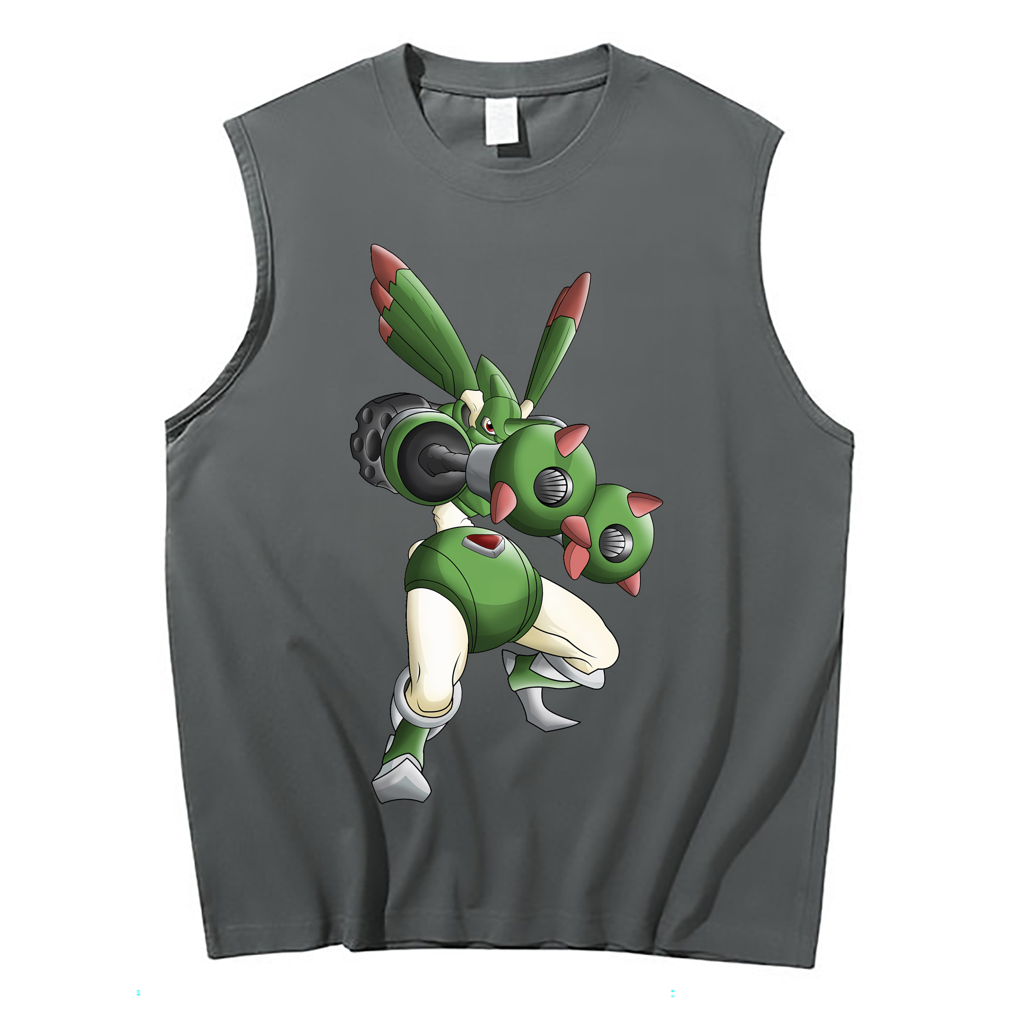（画像用） Digimon デジタルモンスター/デジモン コットン100％タンクトップ（フロントプリント）